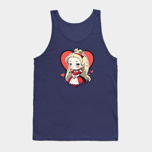 cute alice in wonderland the queen of hearts Tank Top